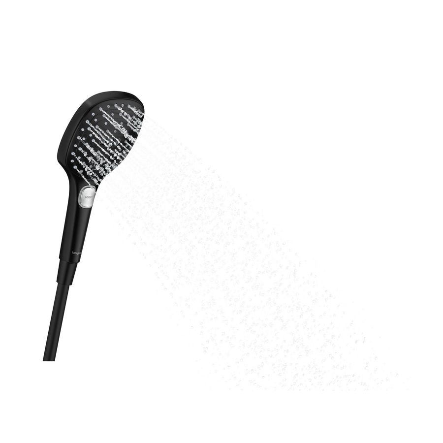 Raindance Select E 120 3 straalsoorten handdouche mat zwart