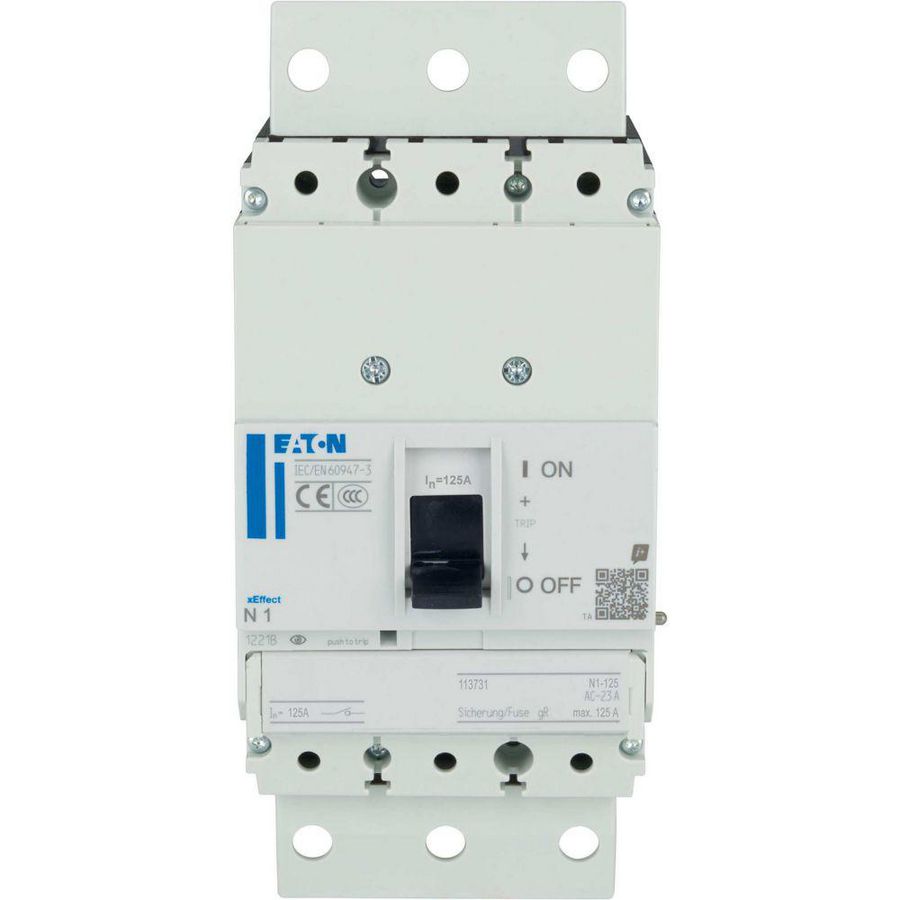Lastscheider N1 3p 125A voor insteeksokkel