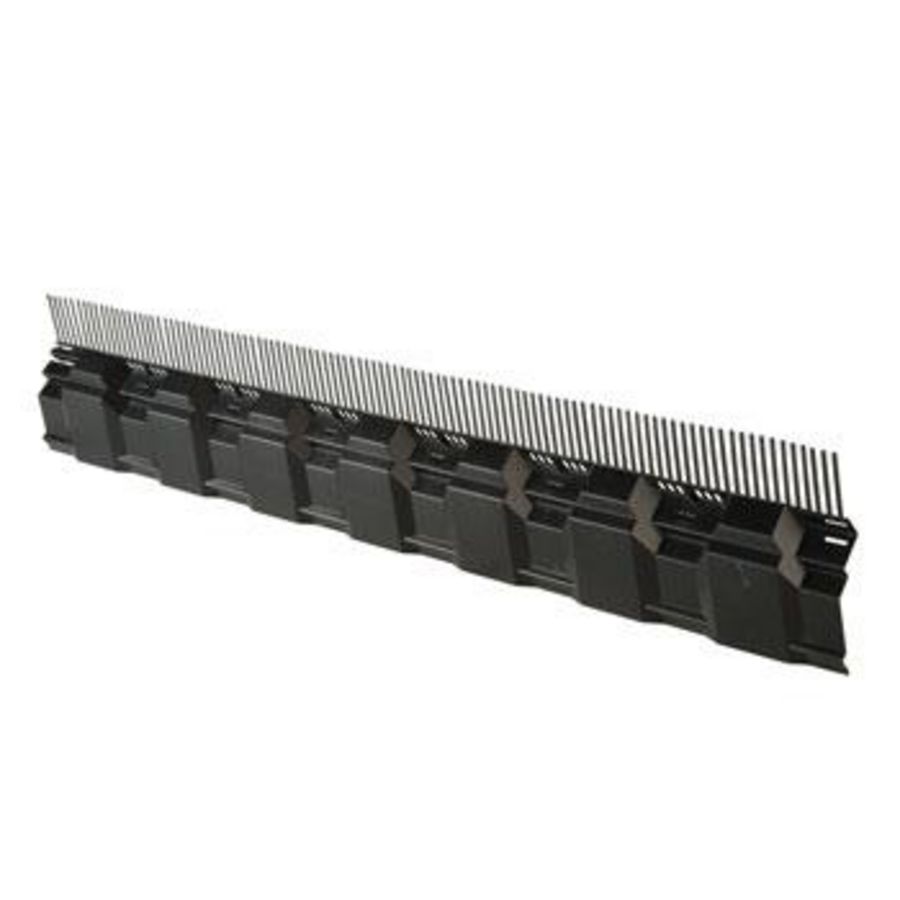 Combiprofiel Airtec 125mm x 1085mm zwart VVE=30