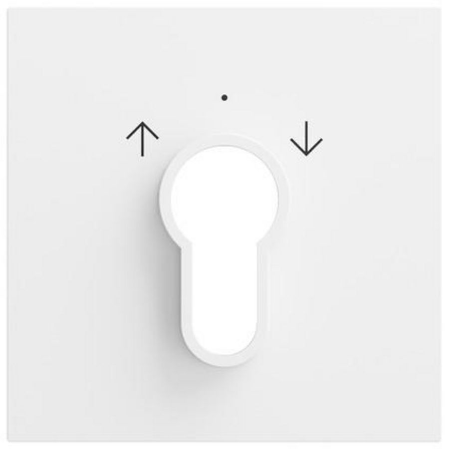 Afdekking sleutelschakelaar /-drukcontact System 70 zuiver wit m(gel.)