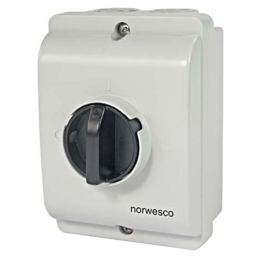 Werkschakelaar ESWPX 416 4p 16A/415V M20 grijs IP65