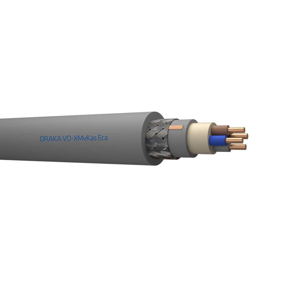 Haspel a 500m. VO-XMvKas Eca 450/750V gy# 4x1,5/1,5mm²