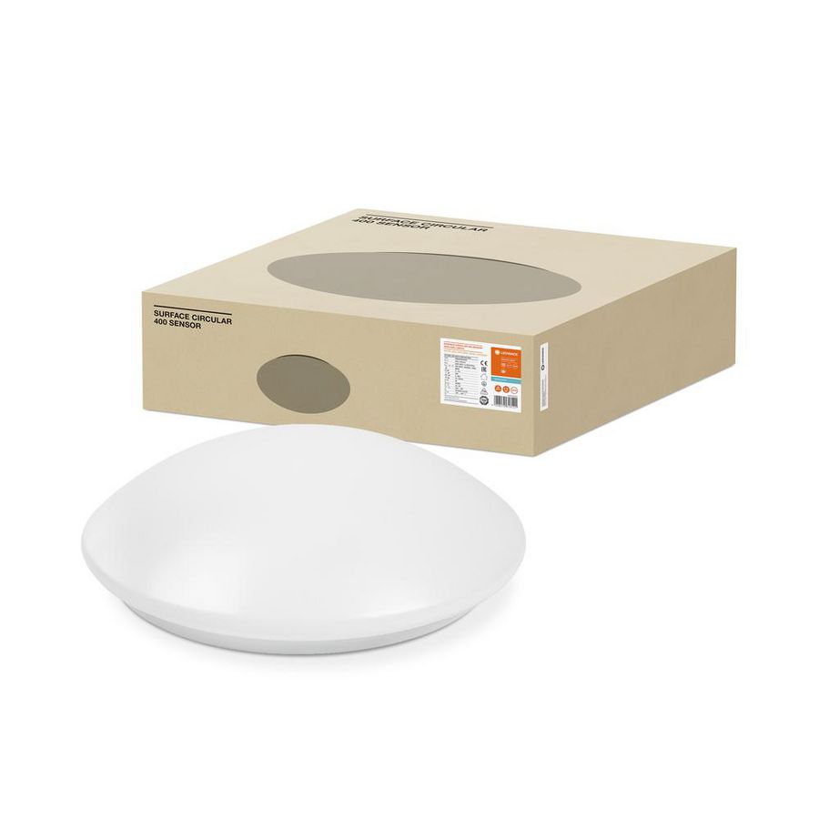 Verlichtingsarmatuur Surface 400 24W 840 IP44 wit