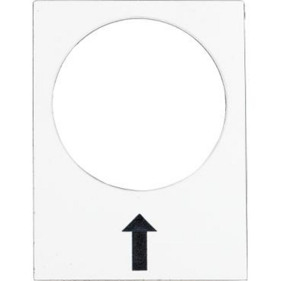 Houder 30x40mm + etiket 8x27mm Wit symbool XB4/XB5 VVE=10