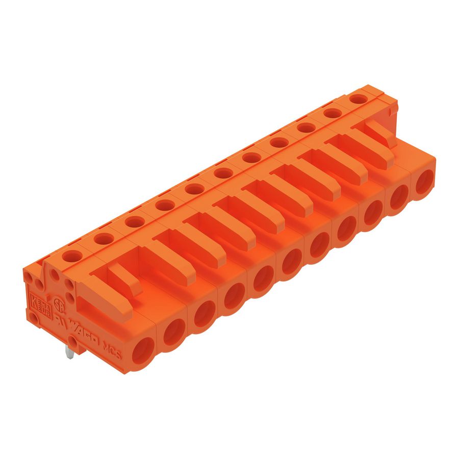 THT FE steker HA raster 5,08mm oranje 232-271 VVE=25