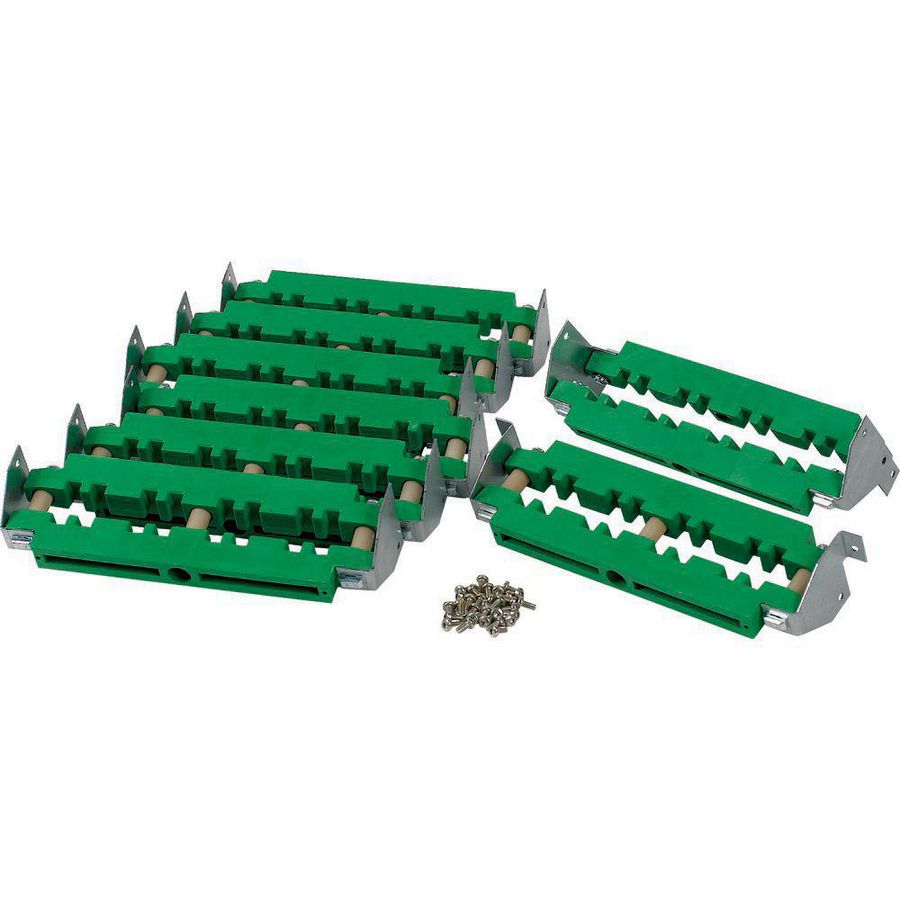 XT 3P/4P Railsteunhouderset 2x40x10 mm voor railsysteem vert