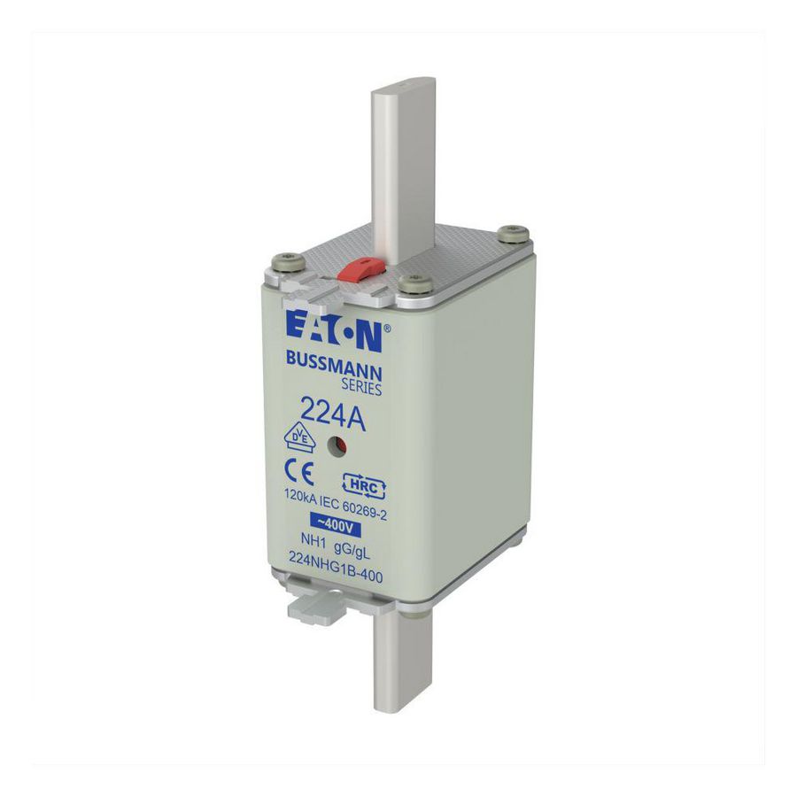 Zekering laagsp. 224A AC 400V NH1 gL/gG dubbele meld VVE=3