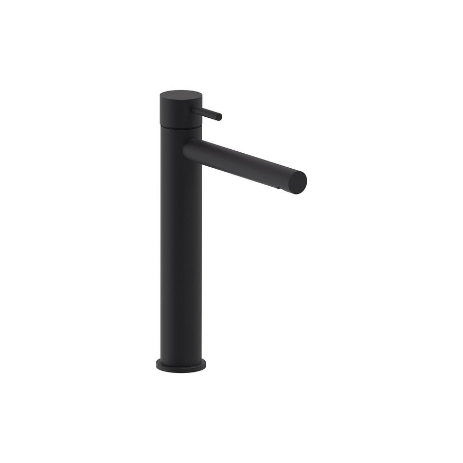 Wastafelmengkraan STILO model L highriser h=240mm sprong 177mm mat zwart PED MAY