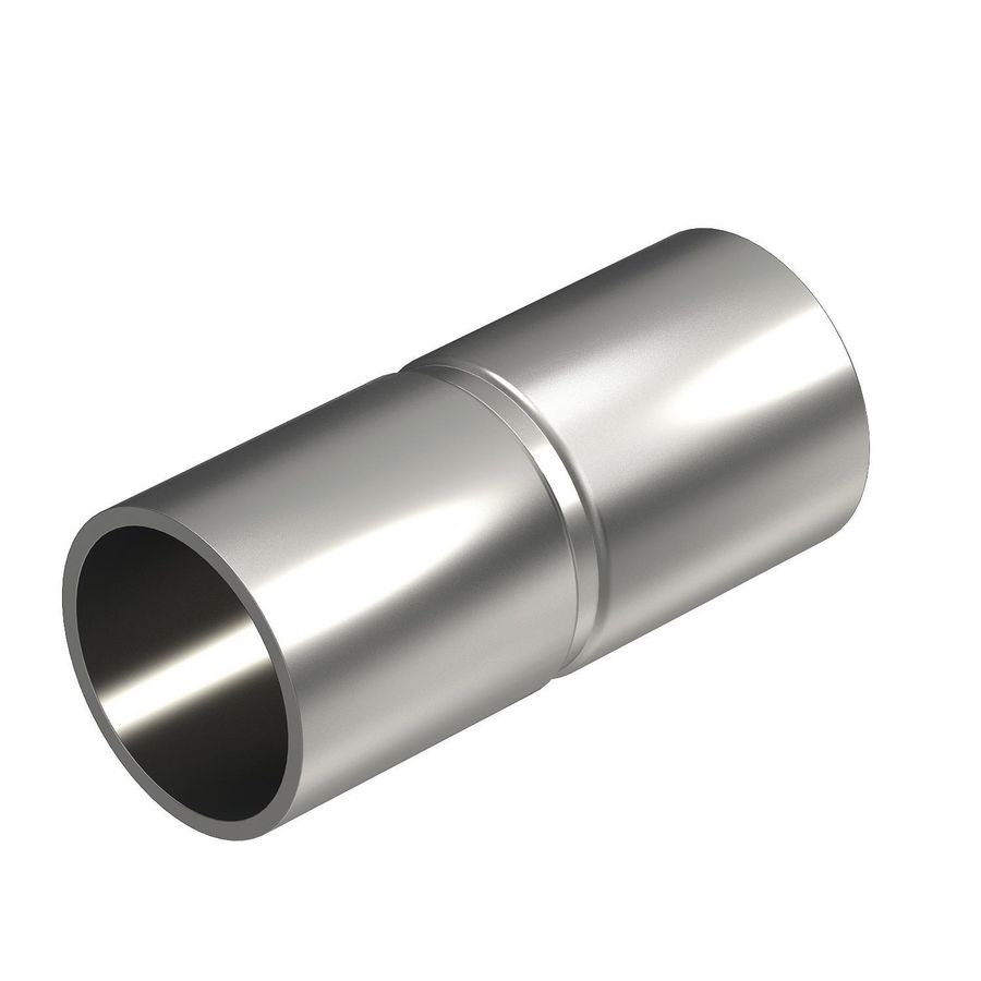 RVS-verbindingsmof zonder schroefdraad Ø16mm Roestvast staal A4 1.4571 VVE=10