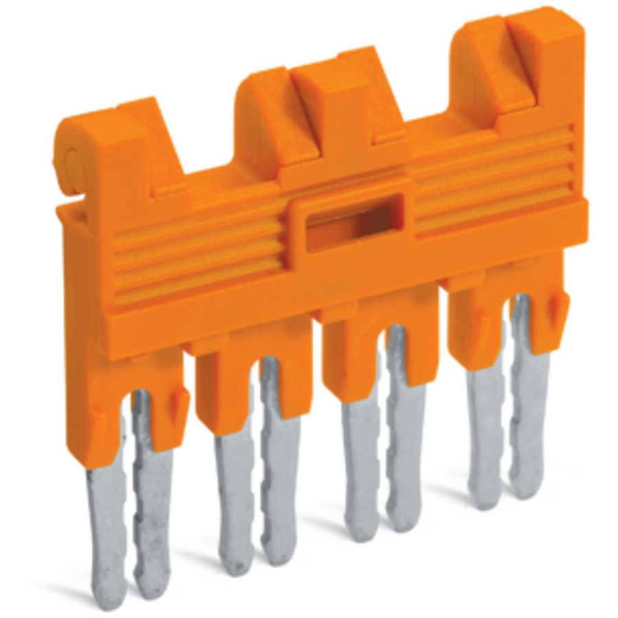 Brug 4-voudig geisoleerd oranje 282-434/100-000 VVE=10