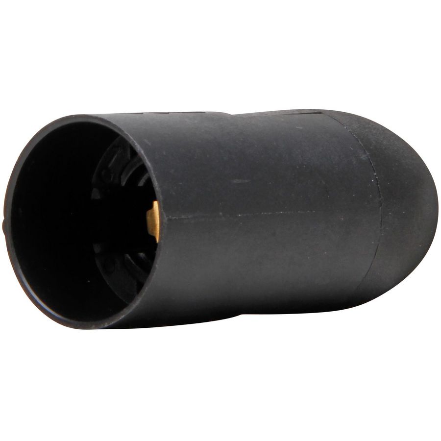 Lamphouder E14 glad zwart VVE=10