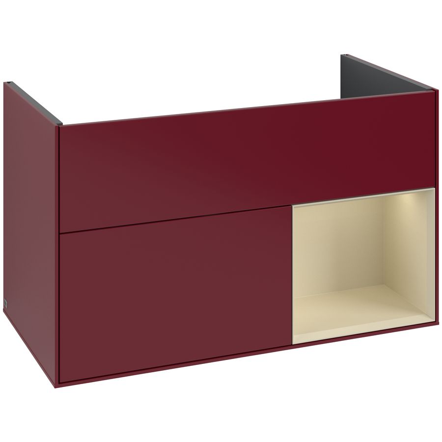 Wastafelonderkast Finion 996x591x498mm Peony Matt Lacquer G040HJHB