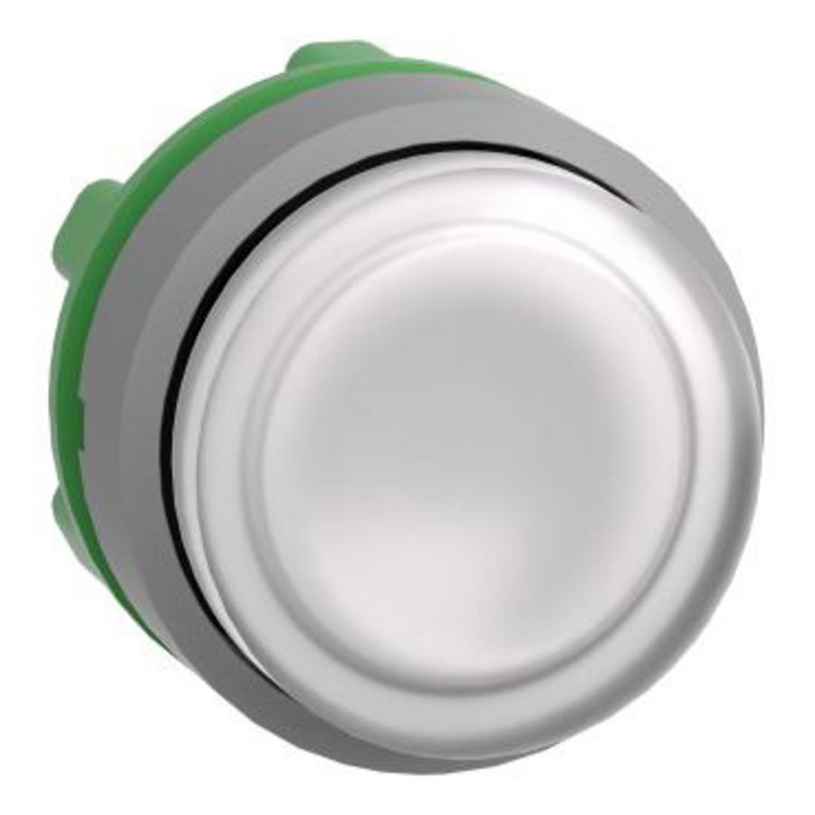 white projecting illum pushbutton head integRALLED cp grey
