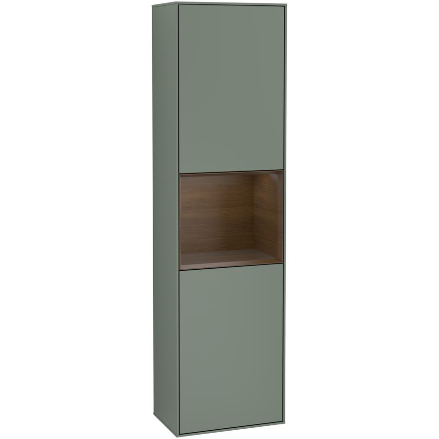Hoge kast Finion 418x1516x270mm Olive Matt Lacquer F470GNGM
