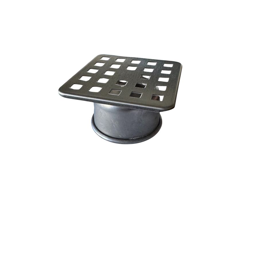 Los RVS putrooster 90 x 90 mm.