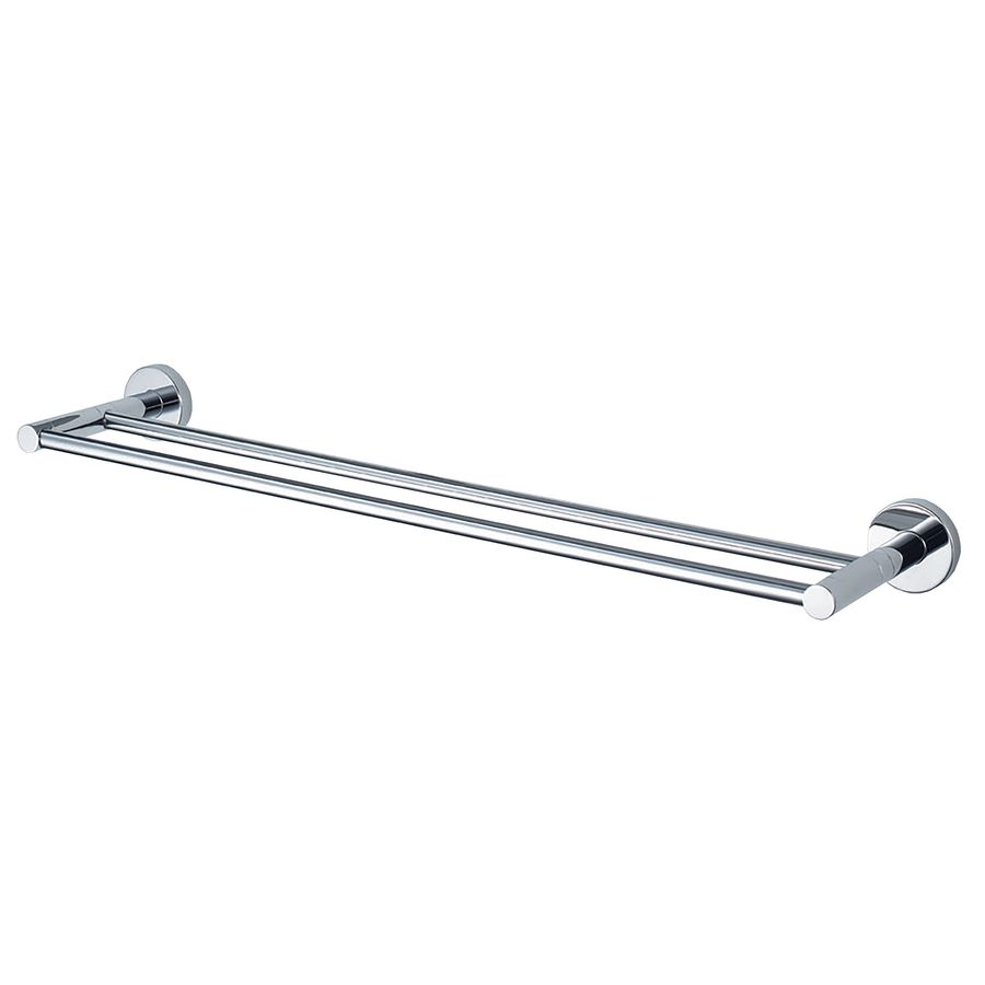 Dubbele handdoekhouder chroom 84cm KOSMOS