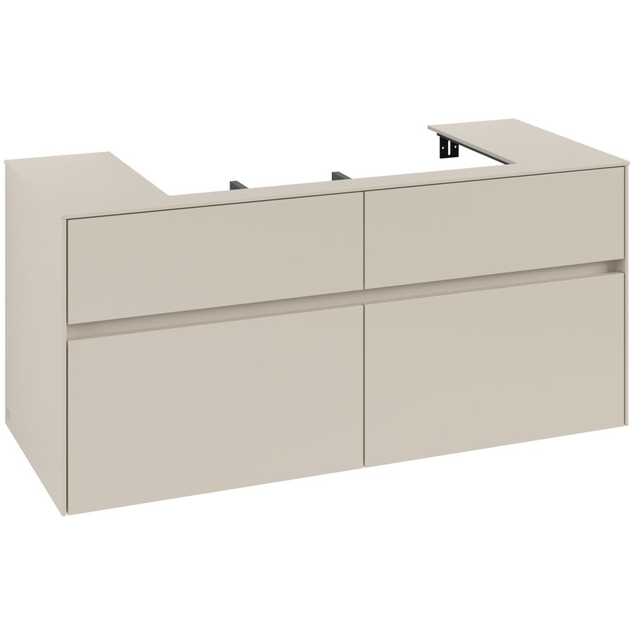 Wastafelonderkast Collaro 1200x548x500mm Cashmere Grey C087B0VN