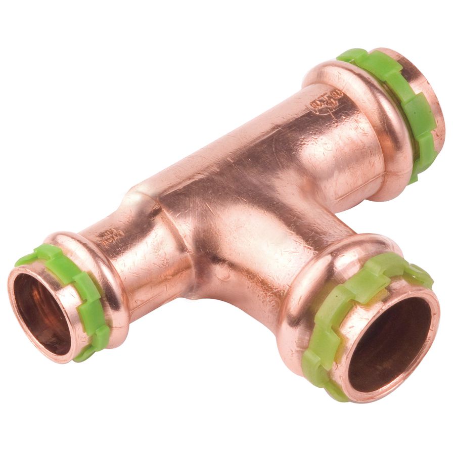 T-koppeling verlopend FFF SudoPress Koper 28x18x22mm SP5130RVR VVE=5