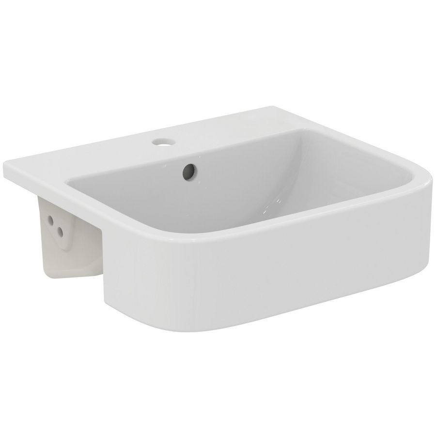 Square s/ctop 50x45 white 1th