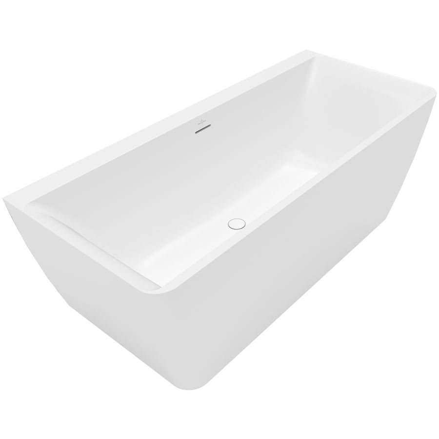 Back-to-wall bad 800x1800mm Stone White Subway 3.0
