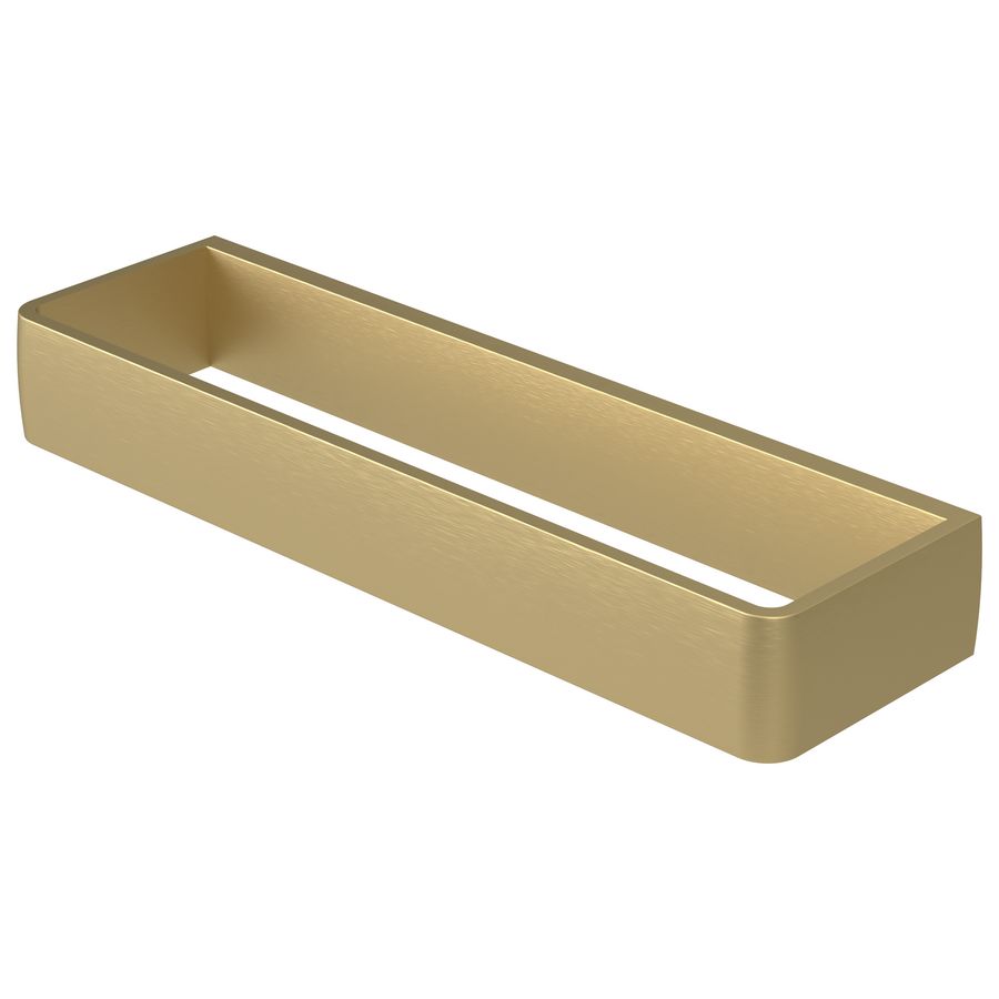 Gastenhanddoekhouder goud aluminium 25cm ALINE