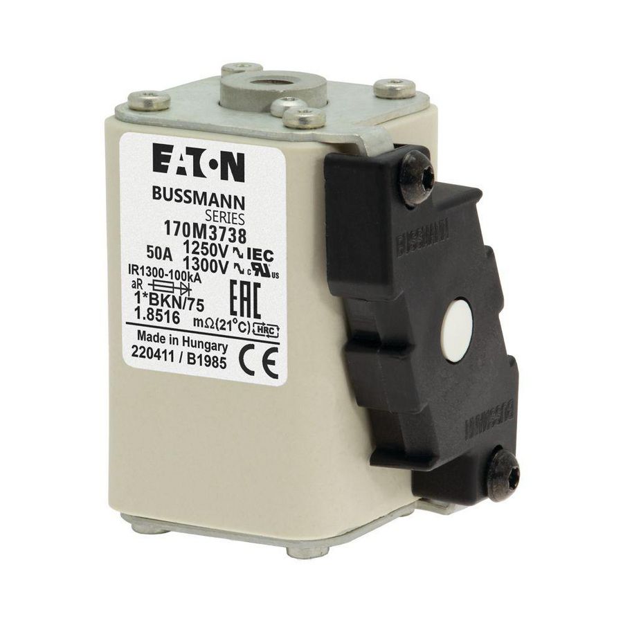 Zekering hoge snelheid 50A AC 1250V compact 1 45x45x14 VVE=2