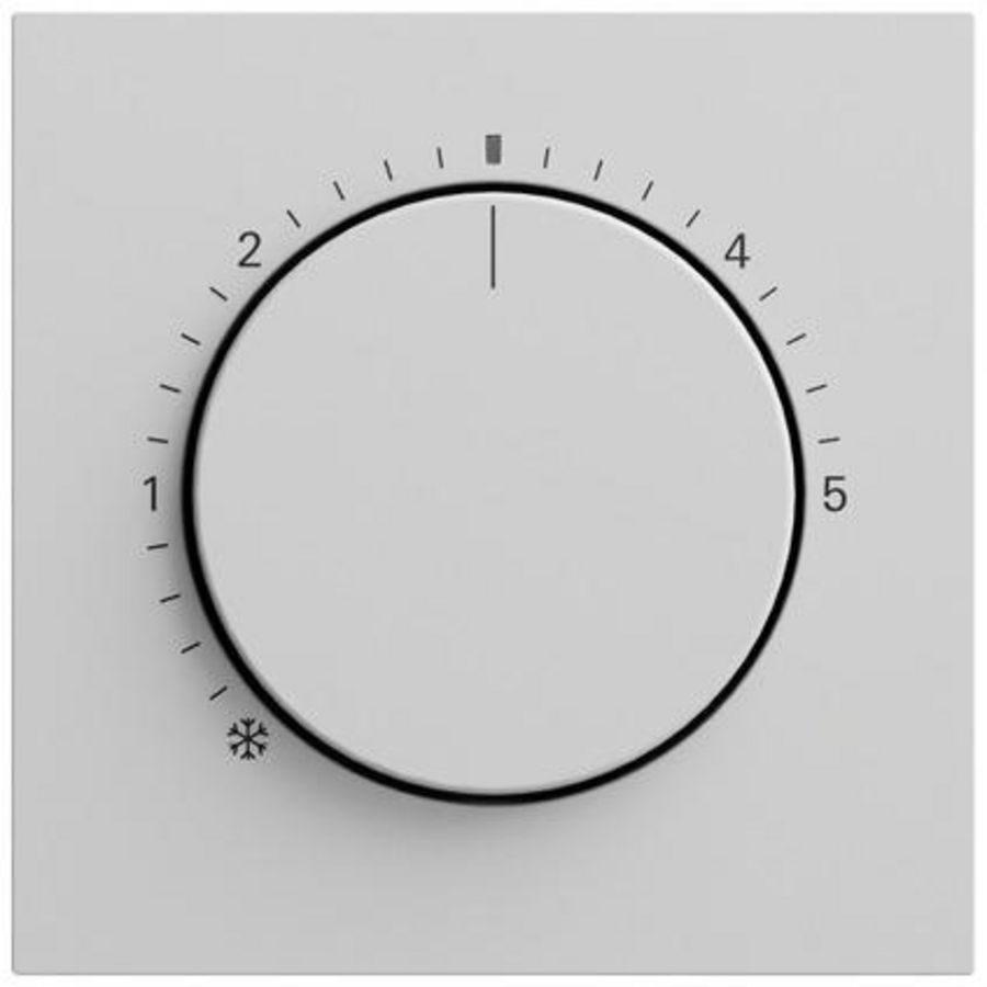 Afdekking ruimtetemperatuurregelaar ctrl.l. System 70 gris m(gel.)
