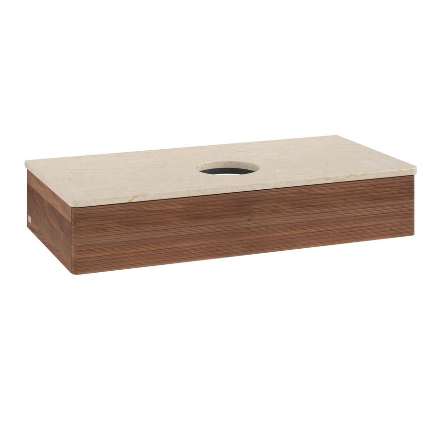 Wastafelonderkast Antao 1000x190x500mm Warm Walnut K09113HM