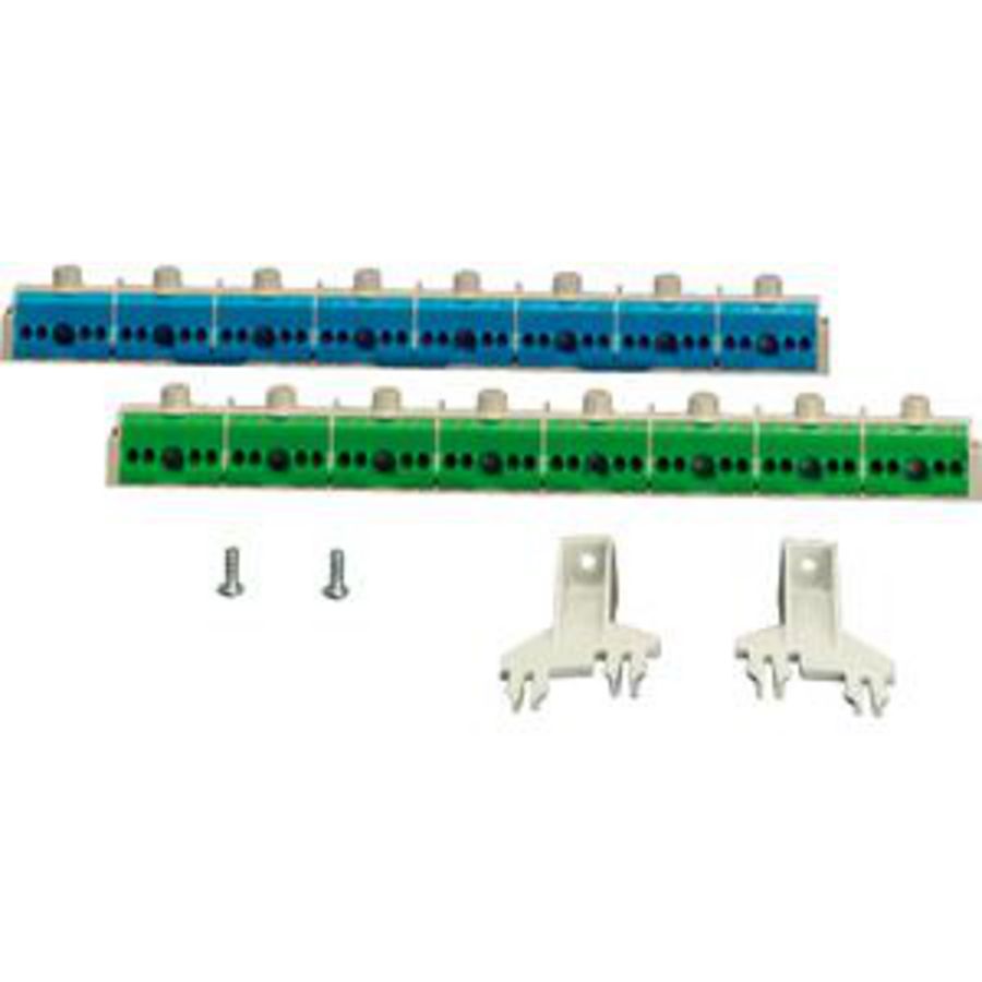 PE en Nul klem 2x 6x25+24x4mm voor 2x27 TE