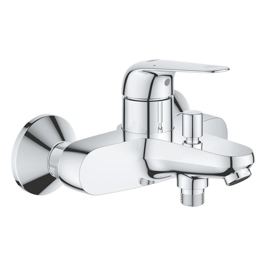 Euroeco badmengkraan 1-hendel met omstel hoh 150mm incl. S-koppelingen (prof)
