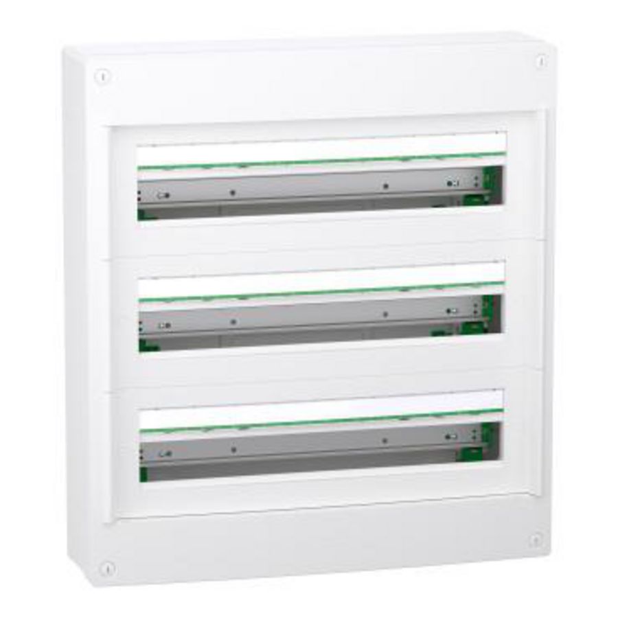 PrismaSeT XS, Modulaire verdeler, Opbouw, 3x24 modules, Aard