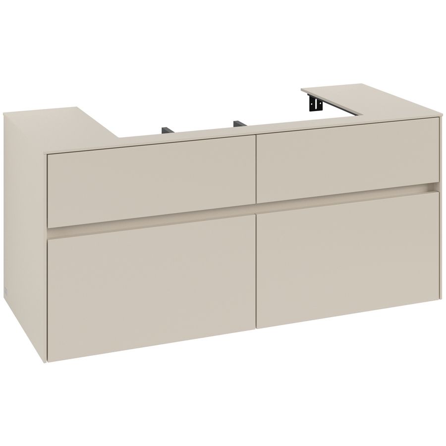 Wastafelonderkast Collaro 1200x548x500mm Cashmere Grey C08700VN