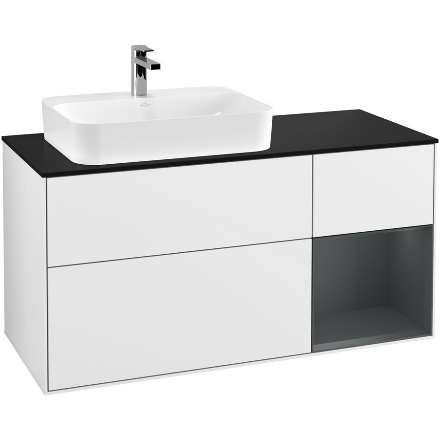 Wastafelonderkast Finion 1200x603x501mm G.White.L G402HGGF