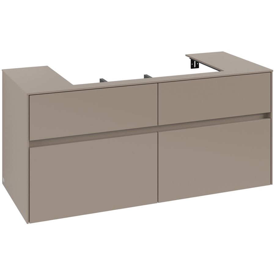Wastafelonderkast Collaro 1200x548x500mm Taupe C08700VM