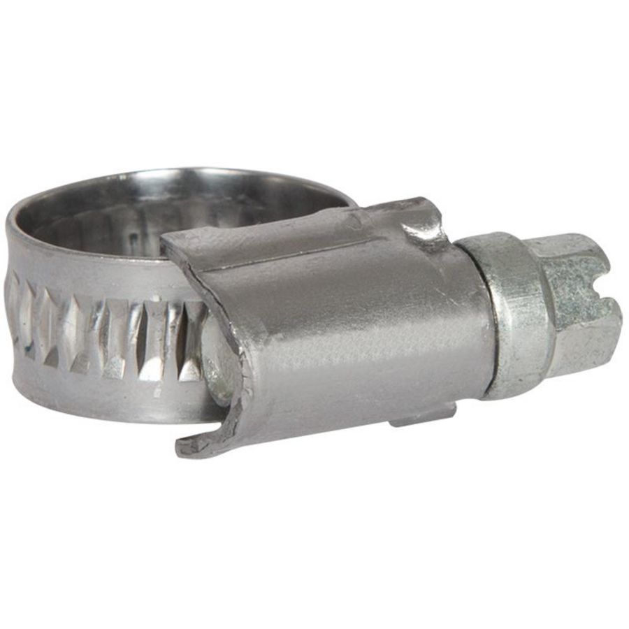 Wormslangklem Ø8-16mm breedte 9mm rvs/gegalv.staal