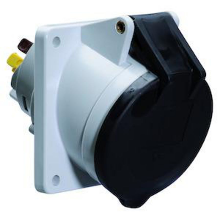 ICD 7h 16A 5P 500V IP44 85x85 QC Sch