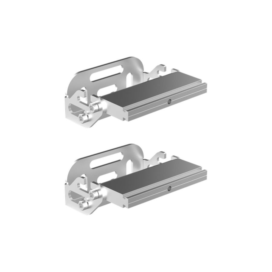 Set verstelbare wandsteunen NOTTURNO (2 stuks)