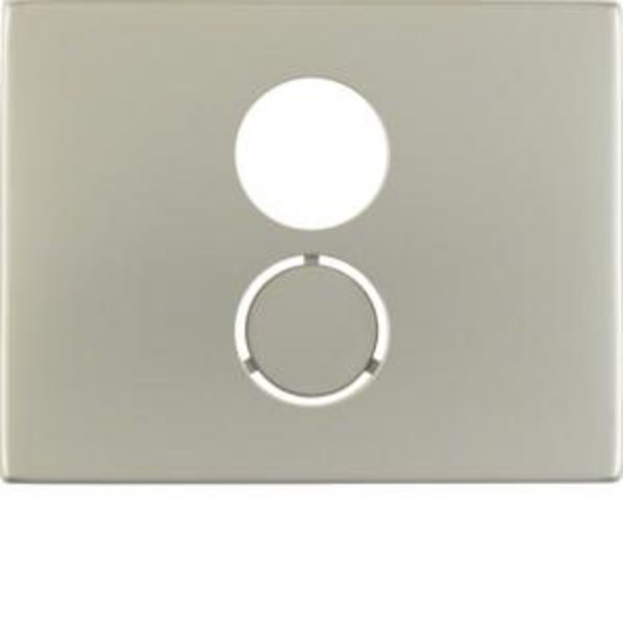 Centraaldoos luidspreker-wcd berker K.1/K.5 edelstaal