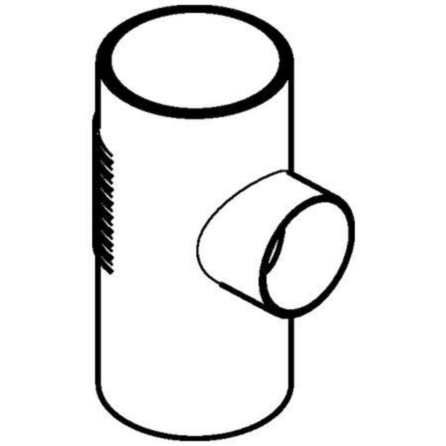T-stuk 88,5° 135mm polyethyleen (PE) Silent-db20 geluidsarm