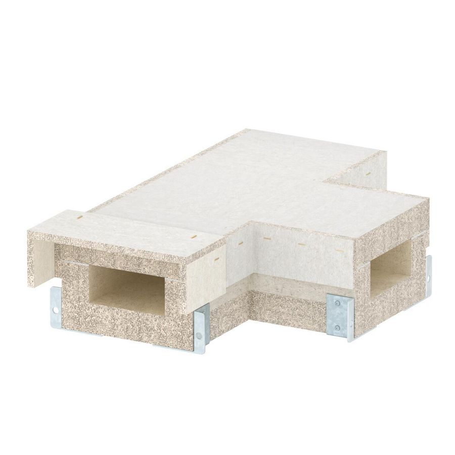 T-stuk voor BSKH09-K0511 50x110 glasvezel grijs