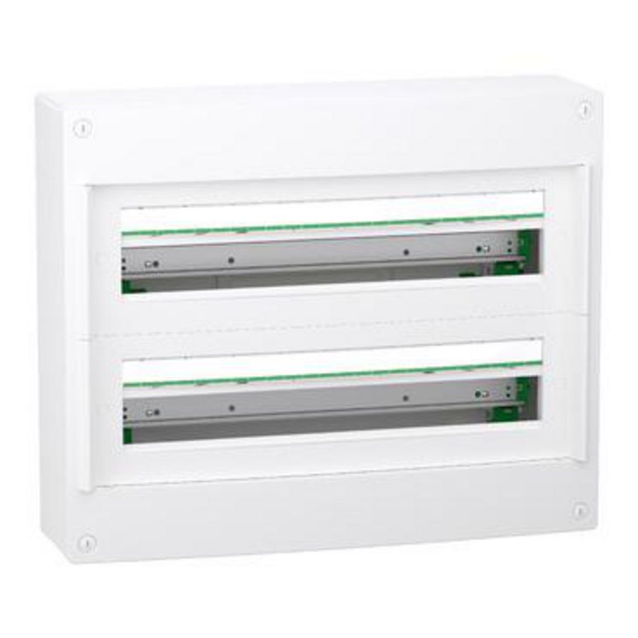PrismaSeT XS, Modulaire verdeler, Opbouw, 2x24 modules, Aard