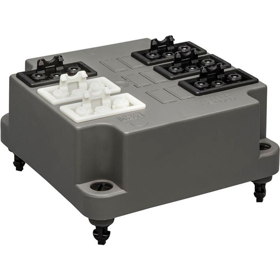 Connectordeksel 3640 GST18 4x3P zwart 2x3P wit recy. VVE=25