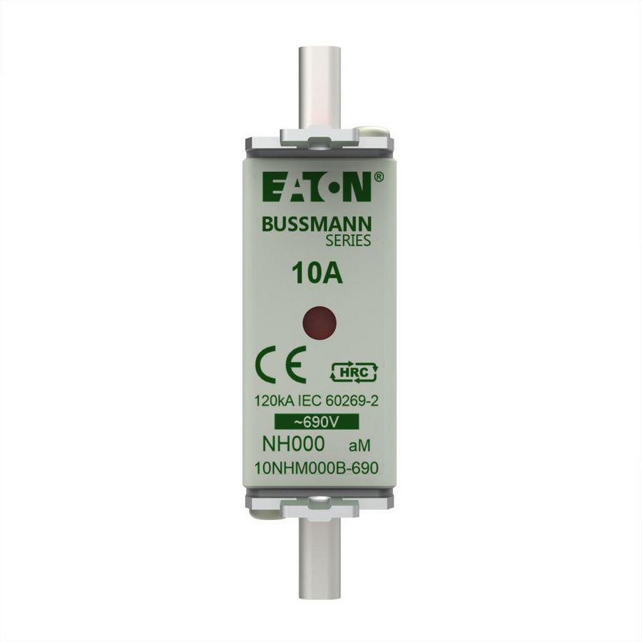 Zekering laagsp. 10A AC 690V NH000 aM dubbele melder VVE=3