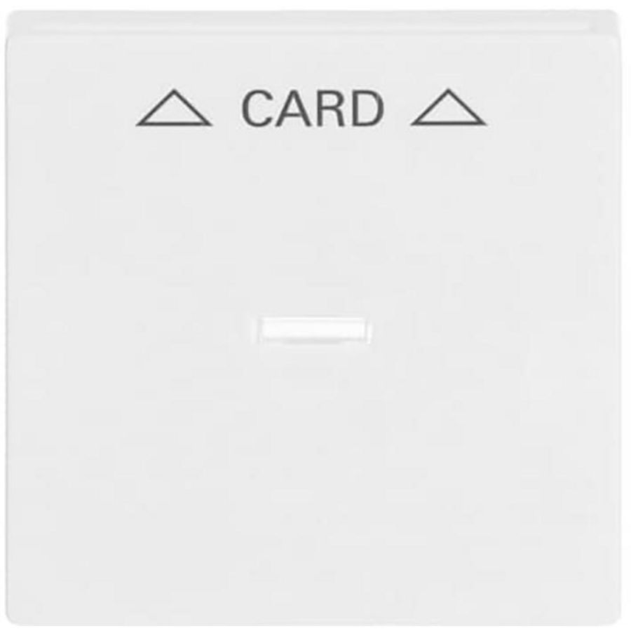 Centraalplaat afdekking v card-Schakelaar s-studiowit (1792-84)