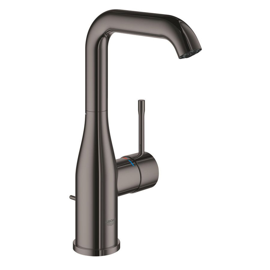 Essence L-size wastafelmengkraan hard graphite (donker grijs) hoog incl. waste