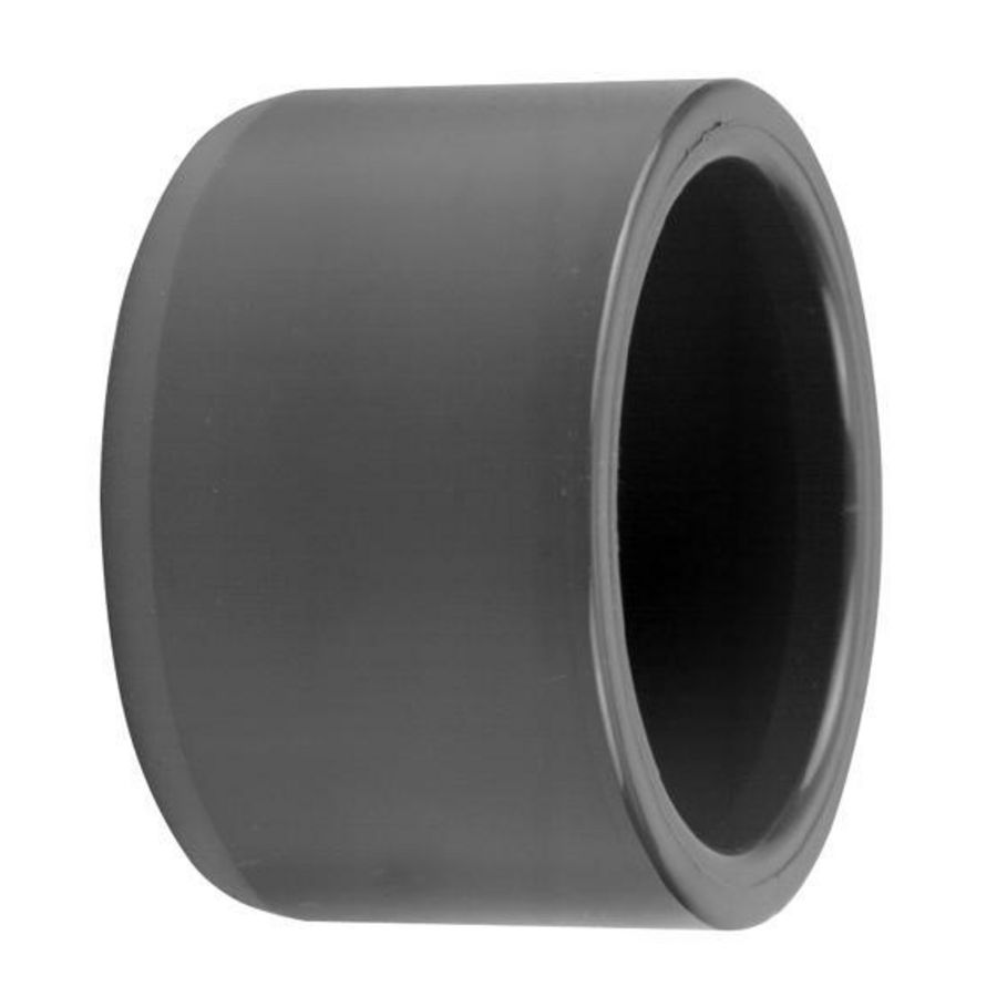 PVC druk inzetverloopring 40x32mm PN16 grijs