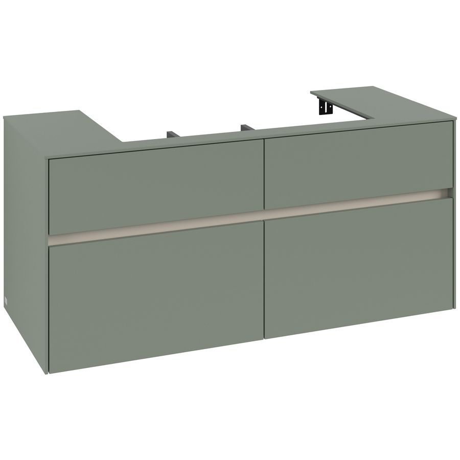 Wastafelonderkast Collaro 1200x548x500mm Soft Green C08700AF