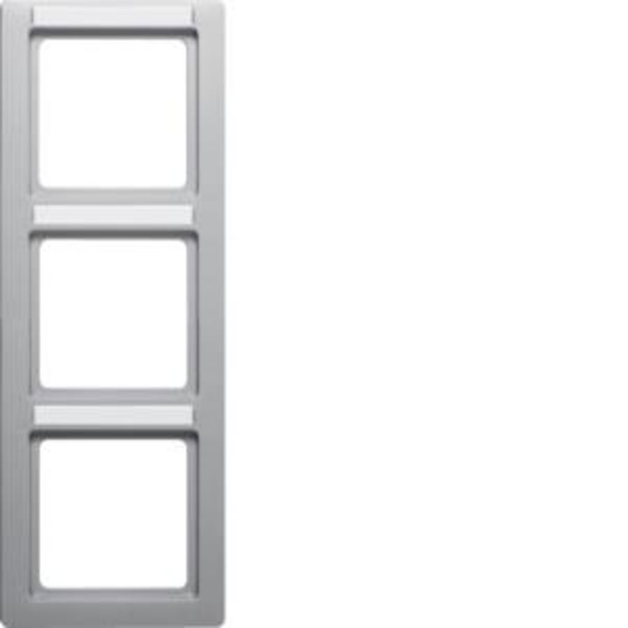 Afdekraam 3-v vert. tekstveld berker Q.1 alulook soft-finish