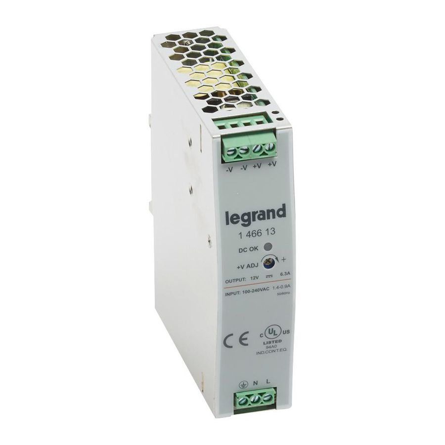 Voeding 1F 100-240VAC/12VDC 75W