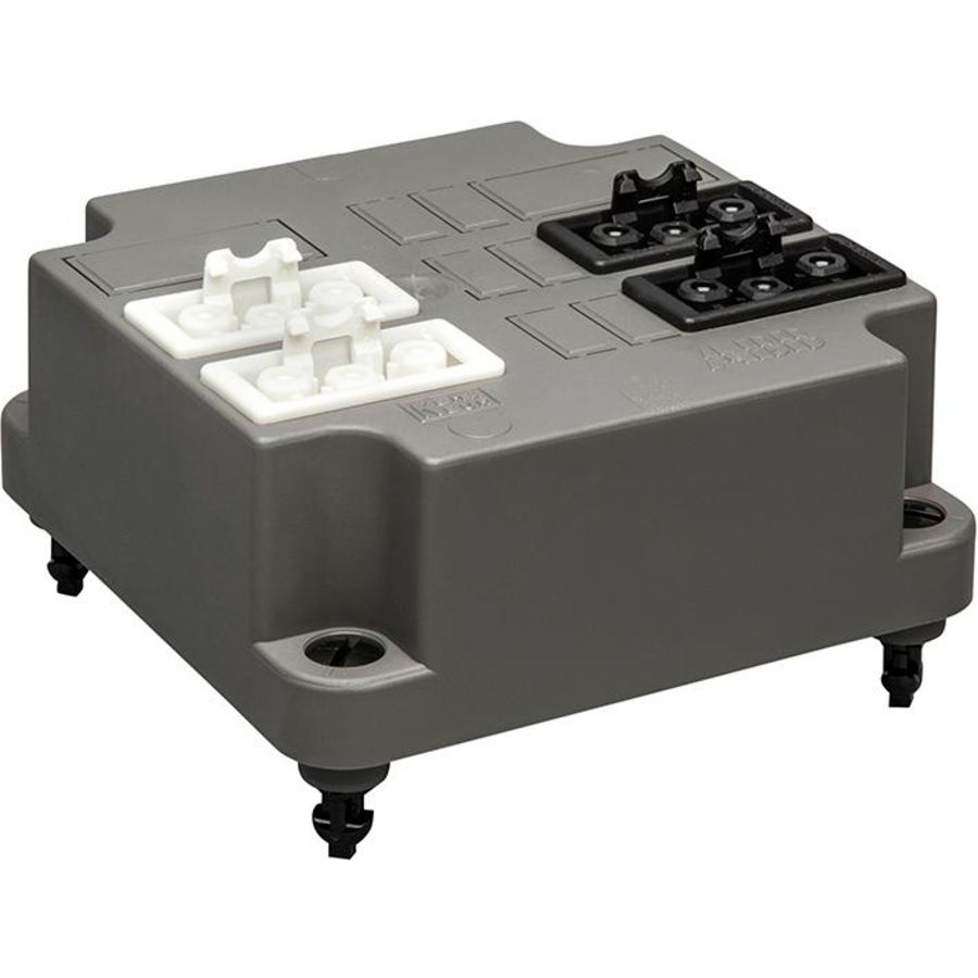 Connectordeksel 3640 GST18 2x3P zwart 2x3P wit aansl.